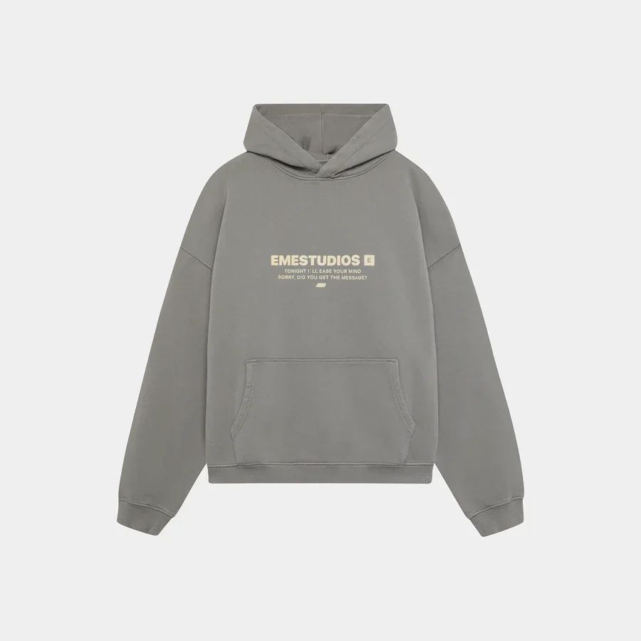 Eme Oversized Pullover Hoodie - Heather Eme Oversized Pullover Hoodie - Heather in front side