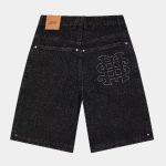 Eme Studios Badge Shadow Shorts - Black Backside