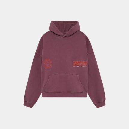 Eme Studios Pullover Hoodie Dry Rose in front side