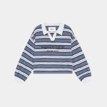 Eme Studios Oasis Baby Polo in Grey on front side