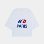 Eme Studios Paris Pearl Cropped Boxy T - Shirt in front side